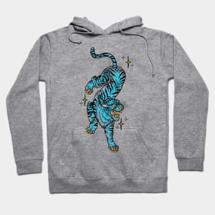 Tattoo inspired snow tiger Hoodie